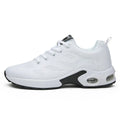 Womens Sneakers with Air Cushion Sole and Knit Upper