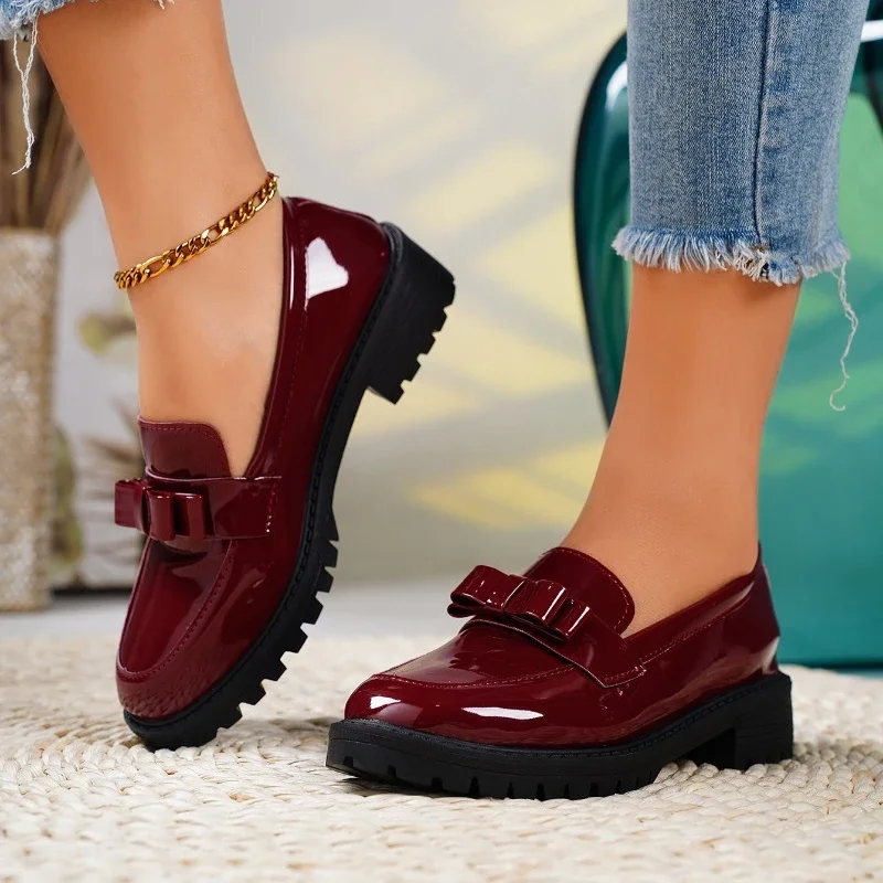 Women's Orthopedic Platform Slip-On Loafers Elevated Sole Cushioned Casual Work Chic Everyday – Fiona - Lolly 