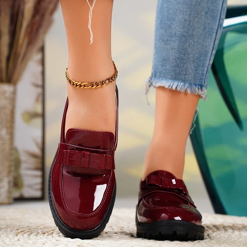Women's Orthopedic Platform Slip-On Loafers Elevated Sole Cushioned Casual Work Chic Everyday – Fiona - Lolly 