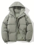 Puffer Jacket for Women – Hooded Zip-Up with Quilted Baffled Panels - Lolly 