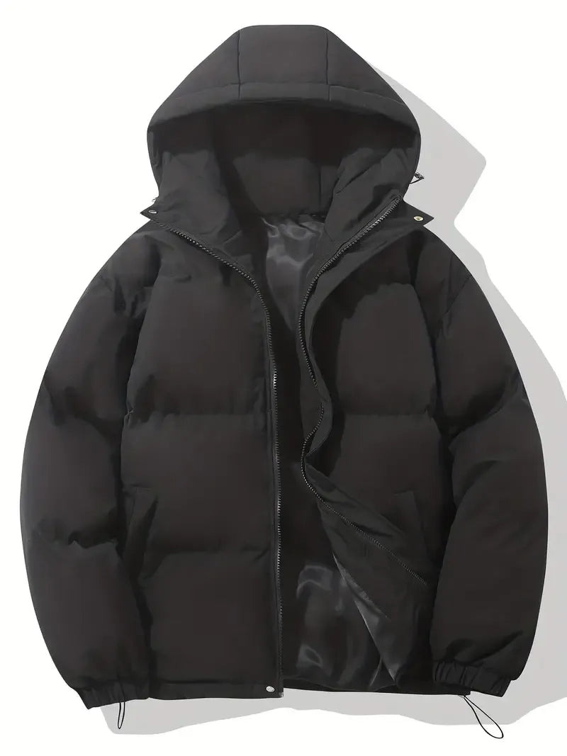 Puffer Jacket for Women – Hooded Zip-Up with Quilted Baffled Panels - Lolly 