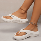 Women's Anatomical Ortho Flip Flop Ergonomic Arch Support Impact Reduction Lightweight - Lolly 