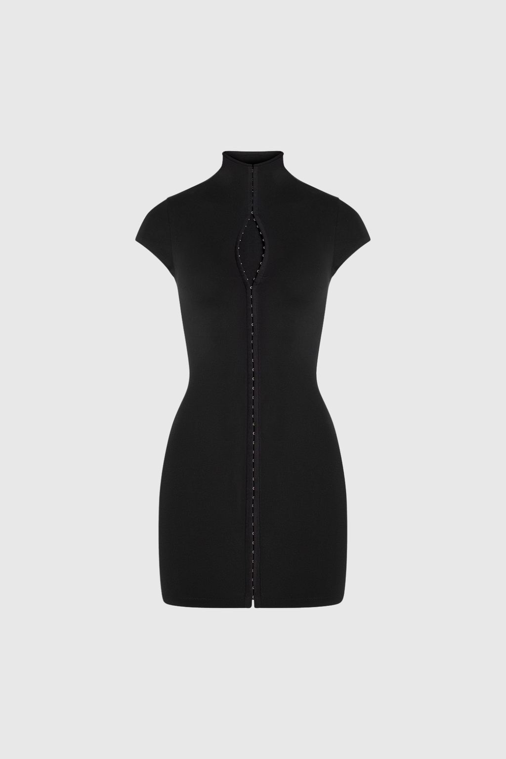 Women's Bodycon Hook Front Mini Dress Sexy Night Out Cocktail Party Date Night Club Evening Formal – Esme Black - Lolly 