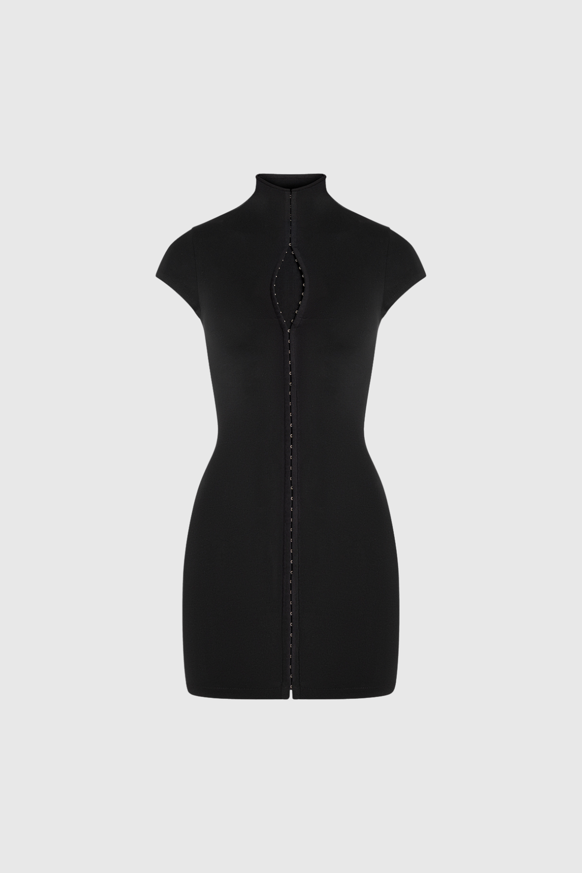 Women's Bodycon Hook Front Mini Dress Sexy Night Out Cocktail Party Date Night Club Evening Formal – Esme Black - Lolly 