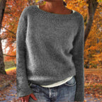 Women's Classic Merino Wool Sweater Soft Warm Relaxed Fit Timeless Casual Pullover Winter – Pleun - Lolly 