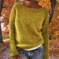 Women's Classic Merino Wool Sweater Soft Warm Relaxed Fit Timeless Casual Pullover Winter – Pleun - Lolly 