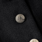 Women's Coat Notched Lapel Single-Breasted Mid-Thigh Length - Lolly 