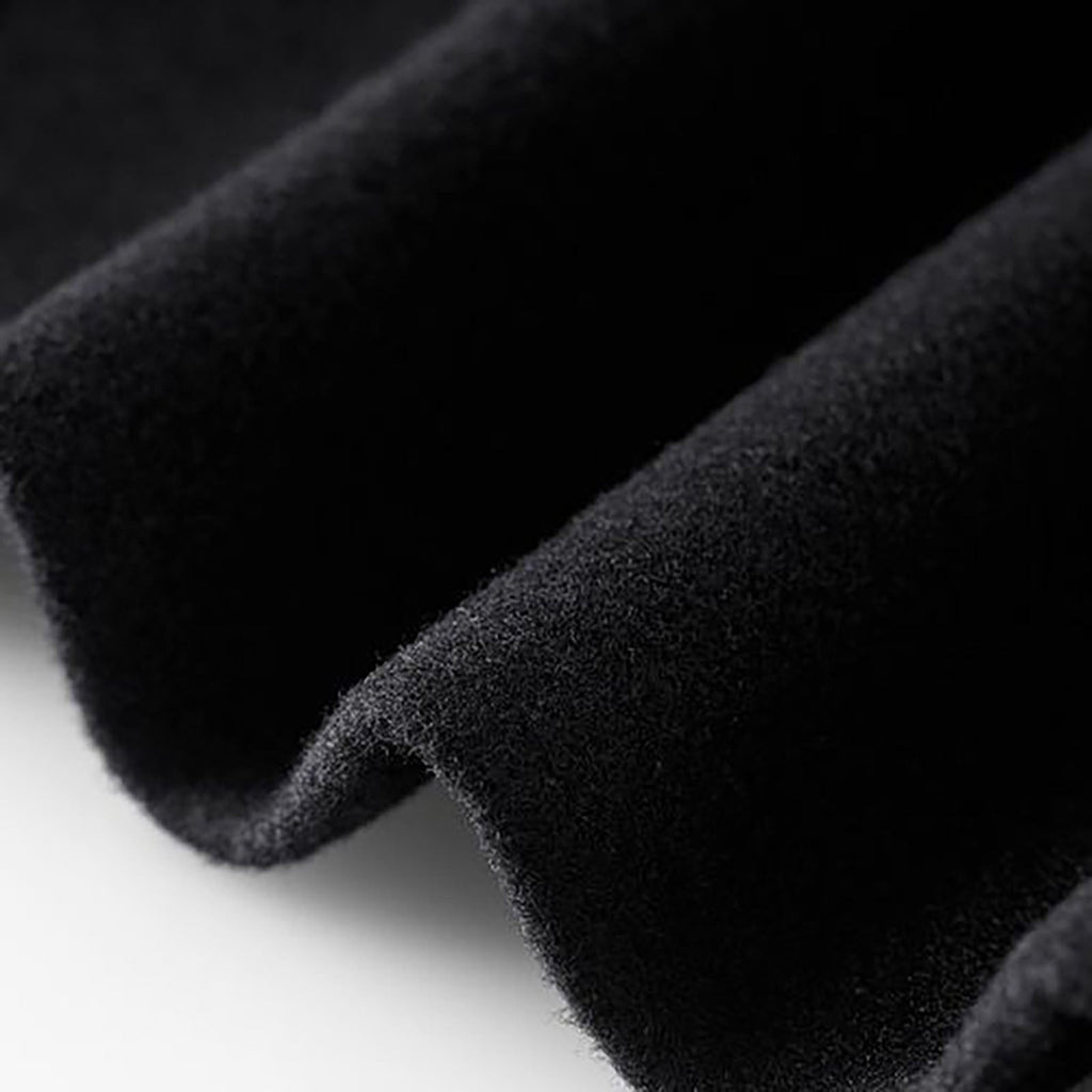 Women's Coat Notched Lapel Single-Breasted Mid-Thigh Length - Lolly 