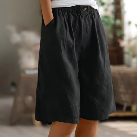 Women's Comfort Shorts Relaxed Fit Breathable Lightweight Casual Everyday Warm Weather – Renee - Lolly 