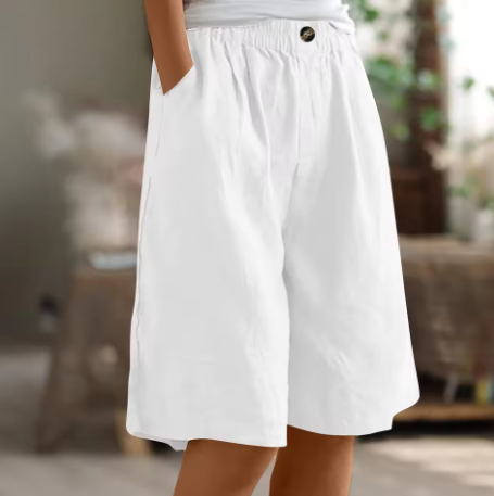 Women's Comfort Shorts Relaxed Fit Breathable Lightweight Casual Everyday Warm Weather – Renee - Lolly 