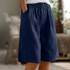 Women's Comfort Shorts Relaxed Fit Breathable Lightweight Casual Everyday Warm Weather – Renee - Lolly 