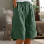 Women's Comfort Shorts Relaxed Fit Breathable Lightweight Casual Everyday Warm Weather – Renee - Lolly 