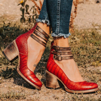 Women's Elegant Comfortable Sandals Ankle Strap Block Heel Casual to Night Out – Naturéva - Lolly 