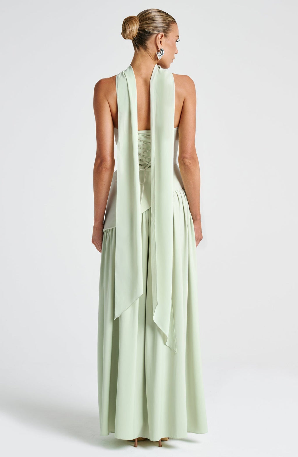 Women's Elegant Strapless Maxi Dress Fitted Slit Formal Party Wedding Guest Sophisticated – Mya - Lolly 