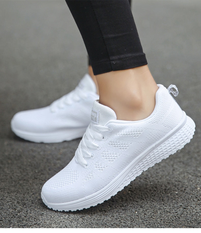 Women's Ergonomic Lightweight Breathable Mesh Sneakers Casual Walking Running Comfort Everyday Shoes - Lolly 