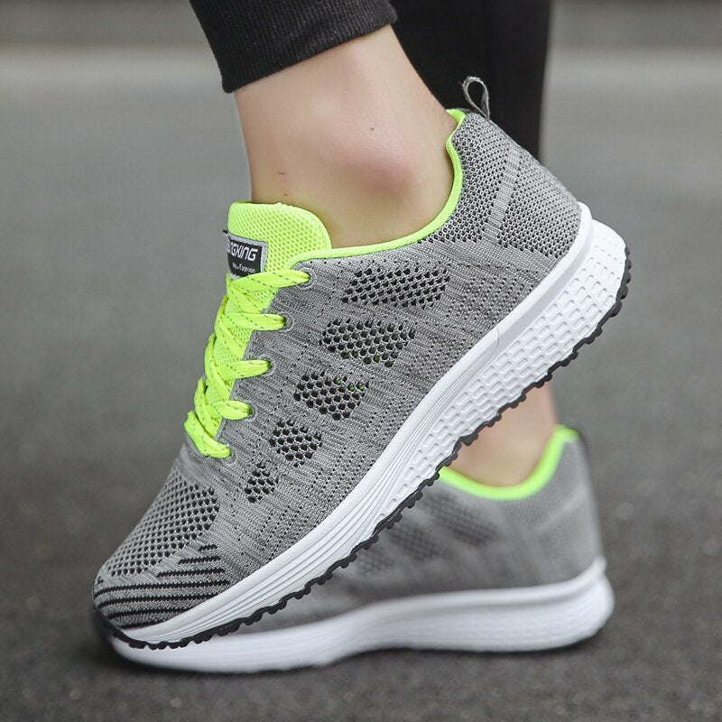 Women's Ergonomic Lightweight Breathable Mesh Sneakers Casual Walking Running Comfort Everyday Shoes - Lolly 