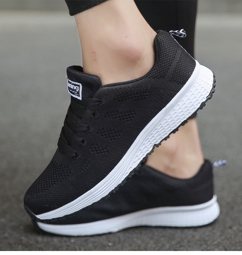 Women's Ergonomic Lightweight Breathable Mesh Sneakers Casual Walking Running Comfort Everyday Shoes - Lolly 