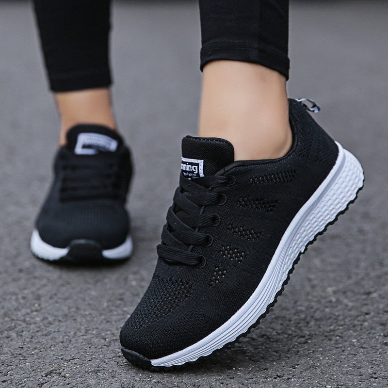 Women's Ergonomic Lightweight Breathable Mesh Sneakers Casual Walking Running Comfort Everyday Shoes - Lolly 