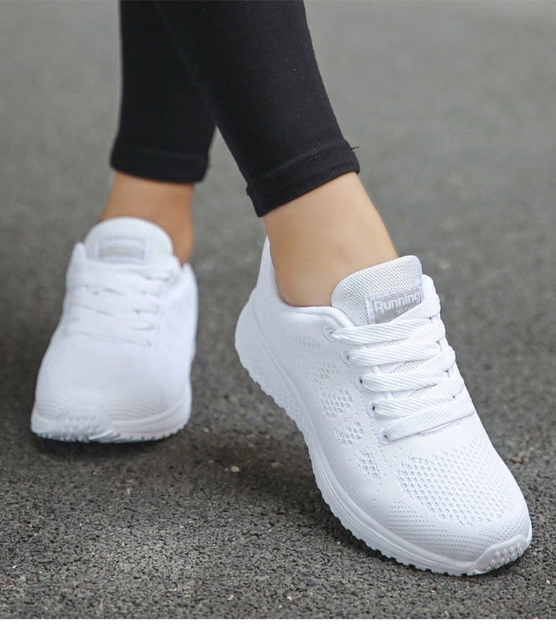 Women's Ergonomic Lightweight Breathable Mesh Sneakers Casual Walking Running Comfort Everyday Shoes - Lolly 