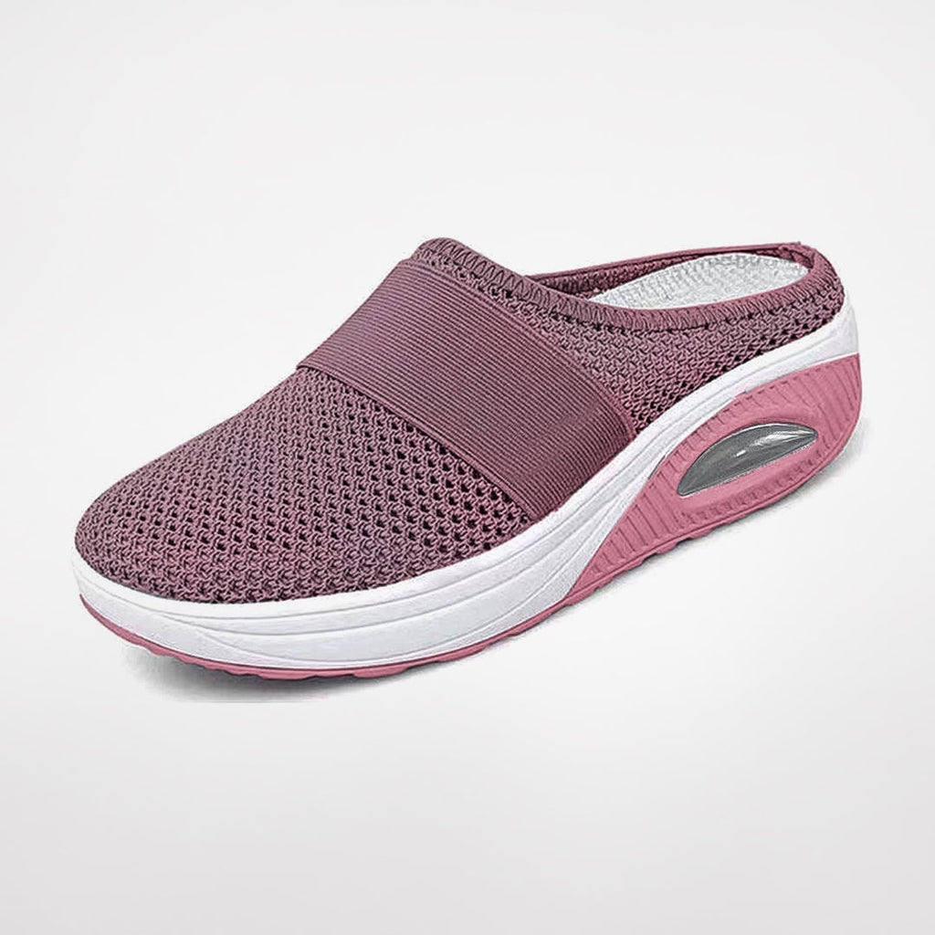 Women's Ergonomic Orthopedic Slip-On Slippers Cushioned Air Sole Non-Slip Comfort Walking Casual - Lolly 