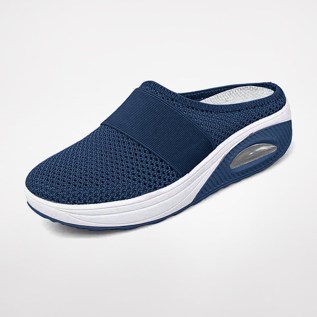 Women's Ergonomic Orthopedic Slip-On Slippers Cushioned Air Sole Non-Slip Comfort Walking Casual - Lolly 