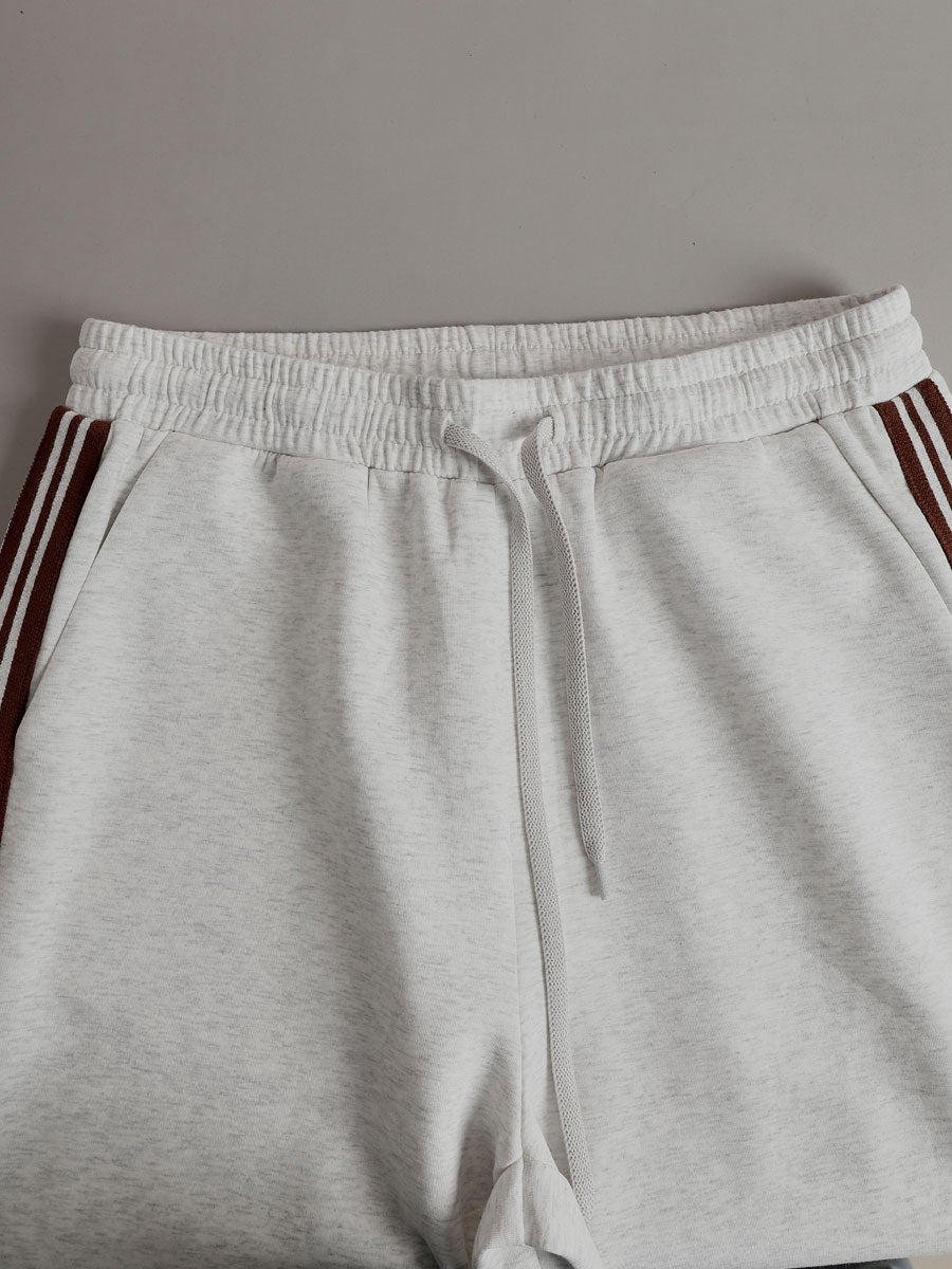 Women's Half-Zip Sweatshirt Wide-Leg Pants Set Sporty Athleisure Tracksuit Casual Two-Piece Outfit - Lolly 