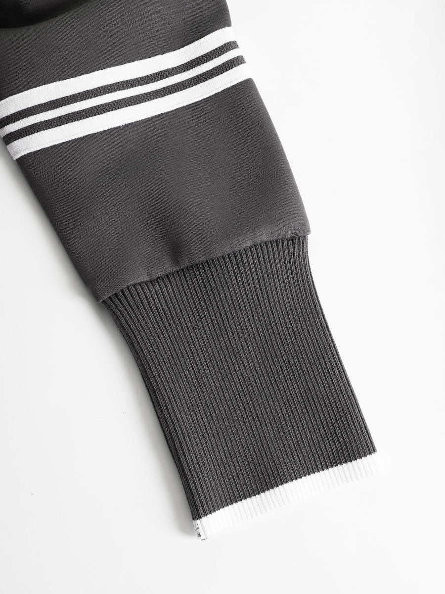 Women's Half-Zip Sweatshirt Wide-Leg Pants Set Sporty Athleisure Tracksuit Casual Two-Piece Outfit - Lolly 