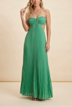 Women's Halter Pleated Long Dress Formal Prom Wedding Guest Gala Ceremony Evening Elegant Backless – Luella - Lolly 