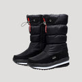 Women's Insulated Waterproof Snow Boots Mid-Calf Winter Cold Weather Slip-Resistant - Lolly 