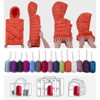 Women's Lightweight Puffer Jacket Hooded Packable Winter Quilted Coat - Lolly 
