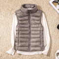 Women's Lightweight Puffer Vest Sleeveless Down Jacket Winter Warm Zip-Up - Lolly 