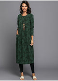 Women's Long Sleeve Midi Dress With Pockets Casual Summer Print Comfortable Everyday Relaxed Fit - Lolly 