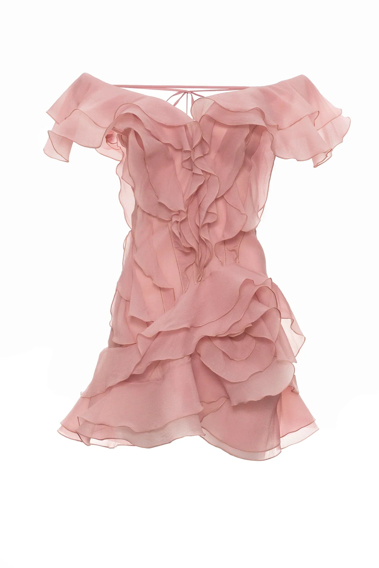 Women's Off-Shoulder Ruffled V-Neck Mini Dress Formal Party  Bridal Shower Date Night Vacation – Jazlyn - Lolly 