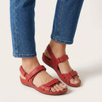 Women's Orthopedic Adjustable Strap Comfort Sandals Wedge Support Casual Summer Sandals – Ruby - Lolly 