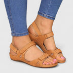 Women's Orthopedic Ankle Strap Sandals Adjustable Comfort Fit Open Toe Summer Casual Travel – Lauren - Lolly 