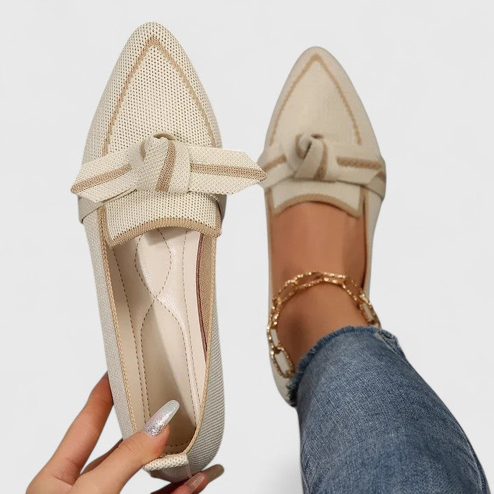 Women's Orthopedic Arch Support Pointed Toe Loafers Chic Versatile Slip-On Flat – Maricela - Lolly 