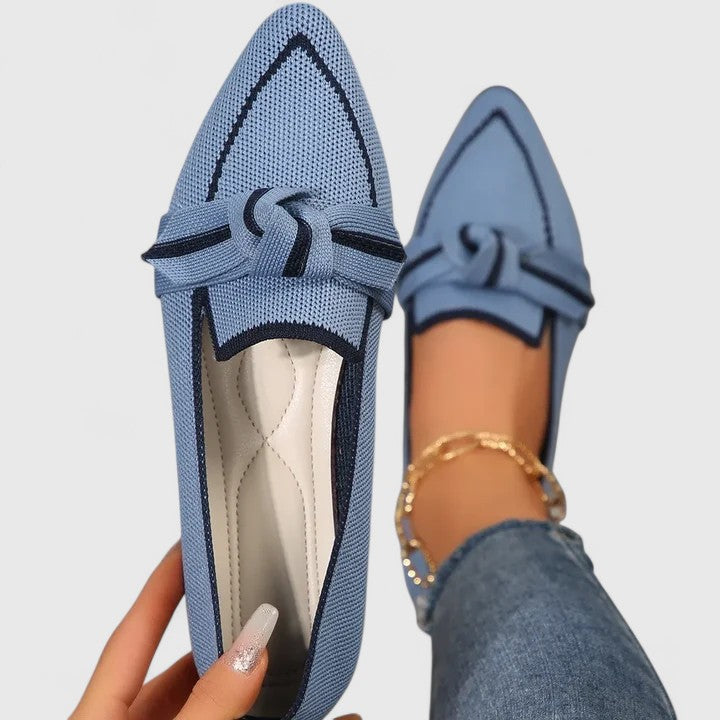 Women's Orthopedic Arch Support Pointed Toe Loafers Chic Versatile Slip-On Flat – Maricela - Lolly 