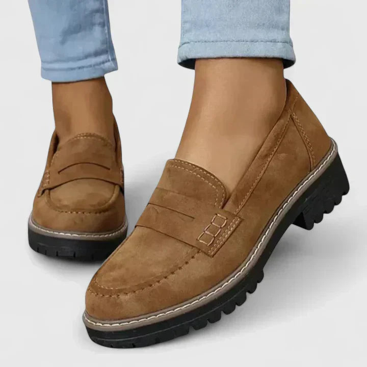 Women's Orthopedic Loafers Supportive Ergonomic Soft Cushioning Timeless Slip-On Casual – Journey - Lolly 