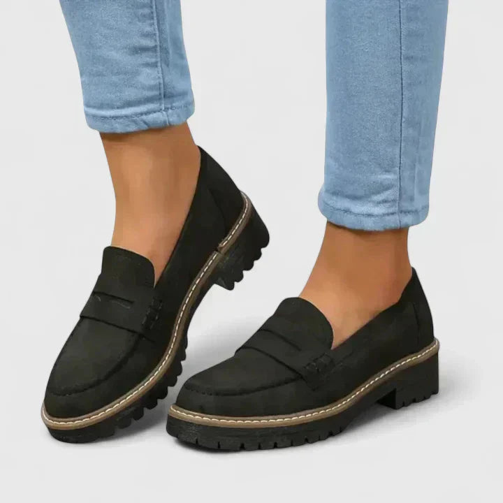 Women's Orthopedic Loafers Supportive Ergonomic Soft Cushioning Timeless Slip-On Casual – Journey - Lolly 