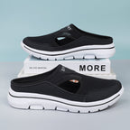 Women's Orthopedic Mesh Slippers Breathable Cushioned Sole Slip-On Casual Summer Walking Comfort - Lolly 