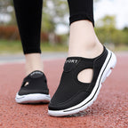 Women's Orthopedic Mesh Slippers Breathable Cushioned Sole Slip-On Casual Summer Walking Comfort - Lolly 
