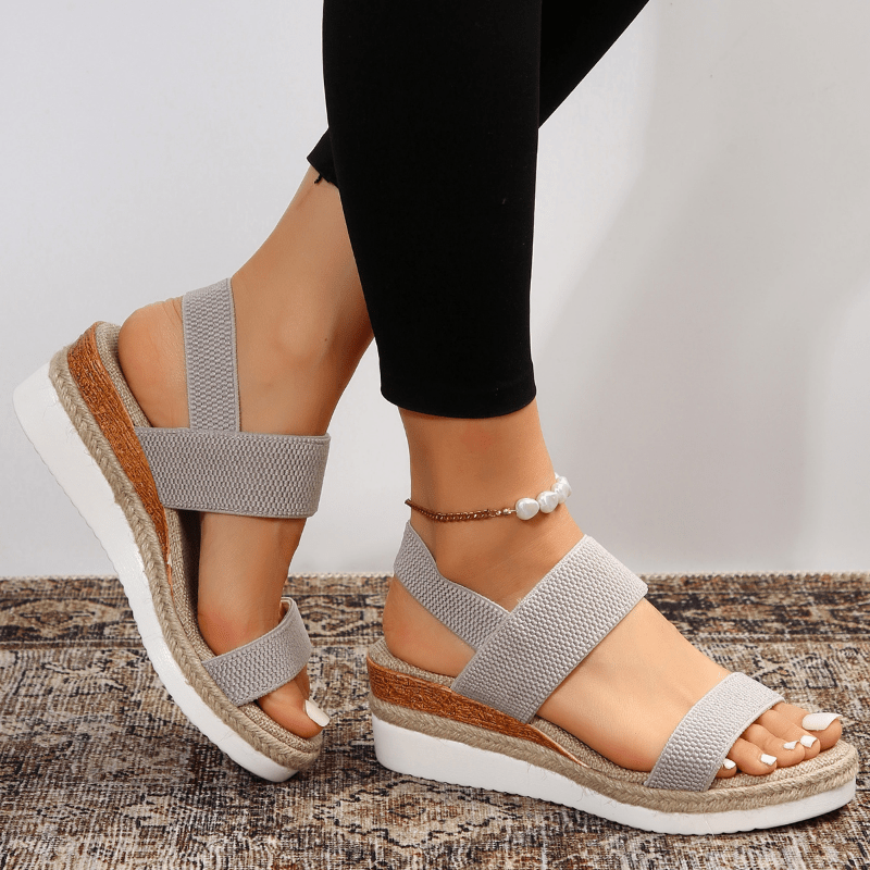 Women's Orthopedic Platform Sandals Lightweight Breathable Sporty Minimalist Casual – Melyora - Lolly 
