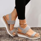 Women's Orthopedic Platform Sandals Lightweight Breathable Sporty Minimalist Casual – Melyora - Lolly 