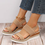 Women's Orthopedic Platform Sandals Lightweight Breathable Sporty Minimalist Casual – Melyora - Lolly 
