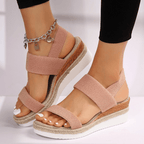 Women's Orthopedic Platform Sandals Lightweight Breathable Sporty Minimalist Casual – Melyora - Lolly 