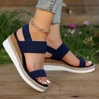 Women's Orthopedic Platform Sandals Lightweight Breathable Sporty Minimalist Casual – Melyora - Lolly 