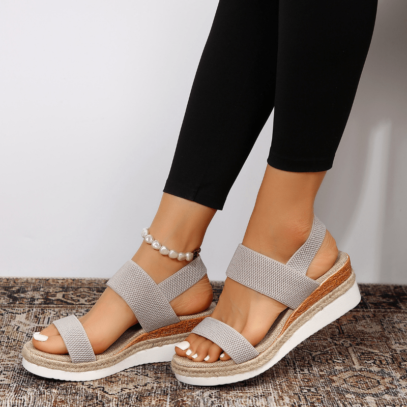 Women's Orthopedic Platform Sandals Lightweight Breathable Sporty Minimalist Casual – Melyora - Lolly 