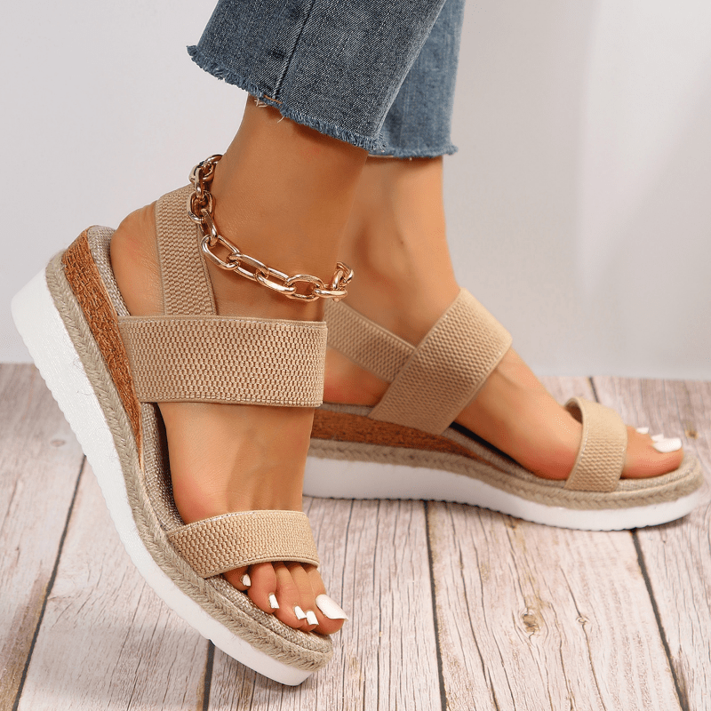 Women's Orthopedic Platform Sandals Lightweight Breathable Sporty Minimalist Casual – Melyora - Lolly 