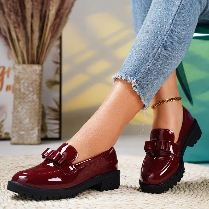 Women's Orthopedic Platform Slip-On Loafers Elevated Sole Cushioned Casual Work Chic Everyday – Fiona - Lolly 