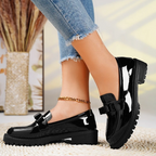 Women's Orthopedic Platform Slip-On Loafers Elevated Sole Cushioned Casual Work Chic Everyday – Fiona - Lolly 